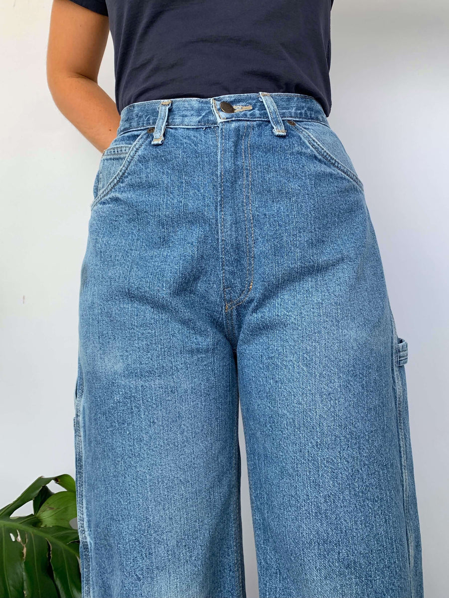 MID WASH DICKIES CARPENTER JEANS - W28