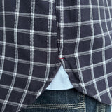 VINTAGE TOMMY HILFIGER CHECK BUTTON UP - L