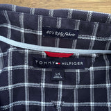 VINTAGE TOMMY HILFIGER CHECK BUTTON UP - L