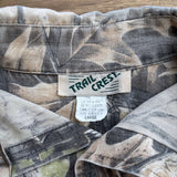 FADED VINTAGE TRAIL CREEK REALTREE STYLE BUTTON UP - L