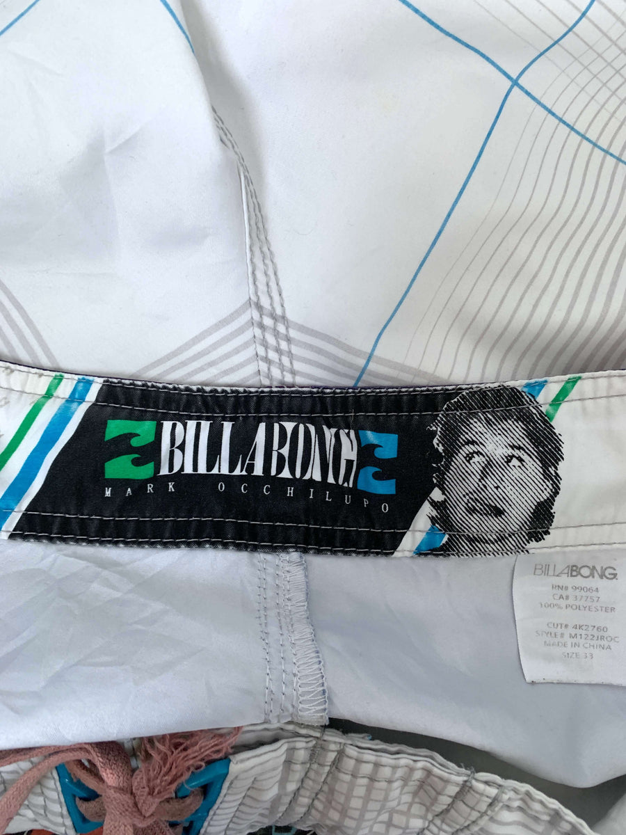 Y2K BILLABONG MARK OCCHILUPO SIGNATURE BOARDIES - W33