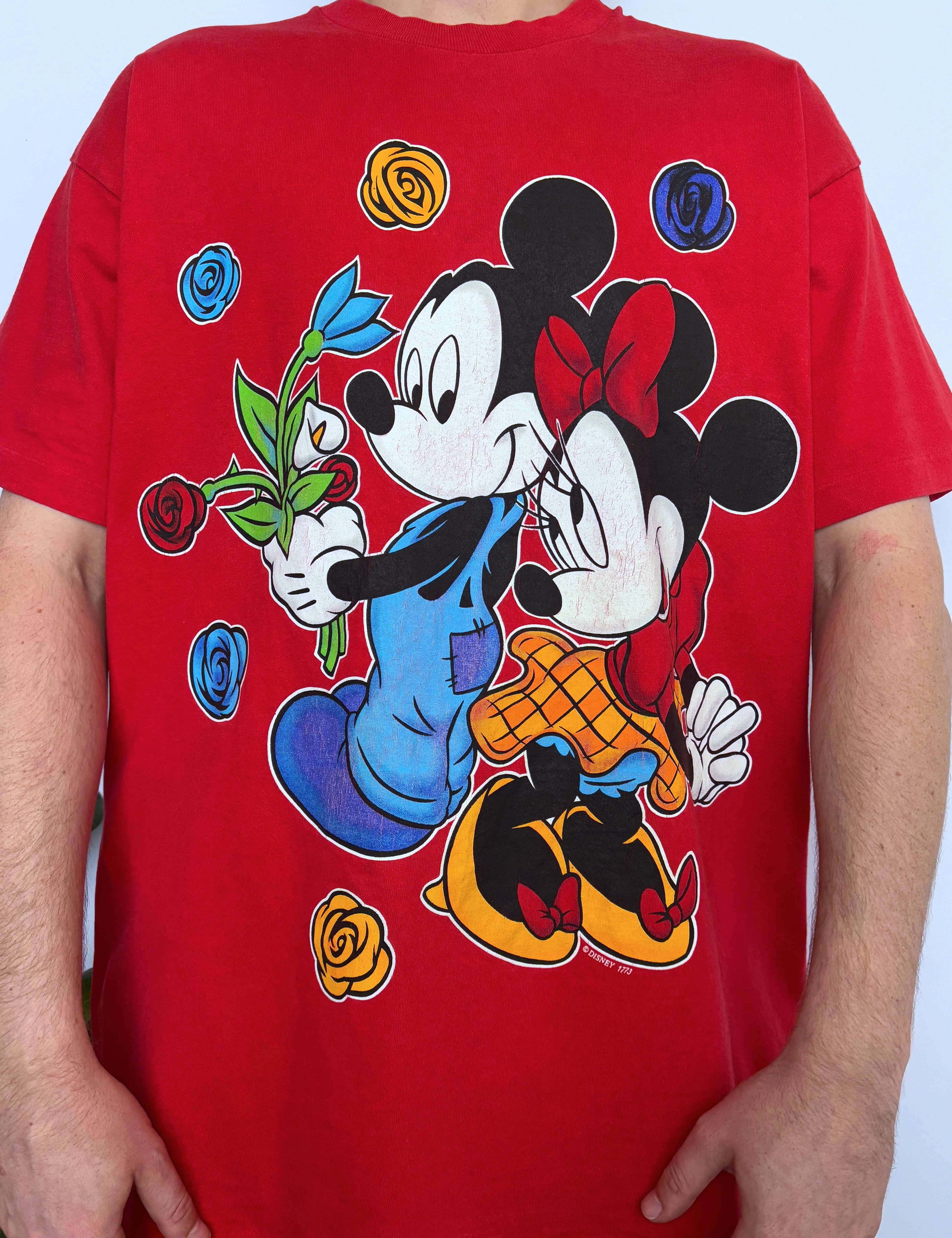 VINTAGE MICKEY MOUSE BIG GRAPHIC TEE - XL