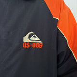 VINTAGE QUIKSILVER EMBROIDERED SPRAY JACKET - M