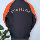 VINTAGE QUIKSILVER EMBROIDERED SPRAY JACKET - M