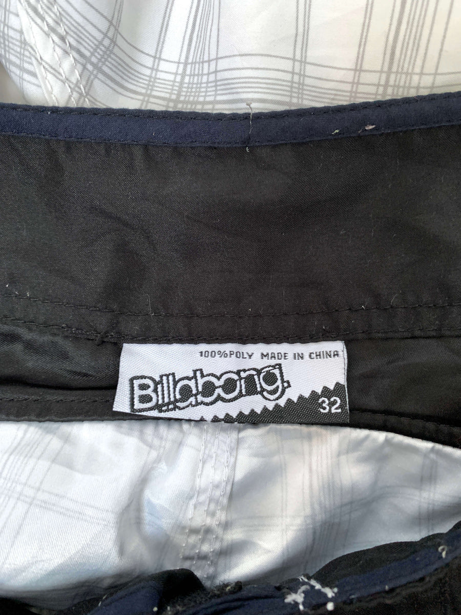 Y2K BILLABONG DOUBLE SPELLOUT BOARDIES - W30/31