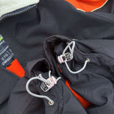 VINTAGE QUIKSILVER EMBROIDERED SPRAY JACKET - M