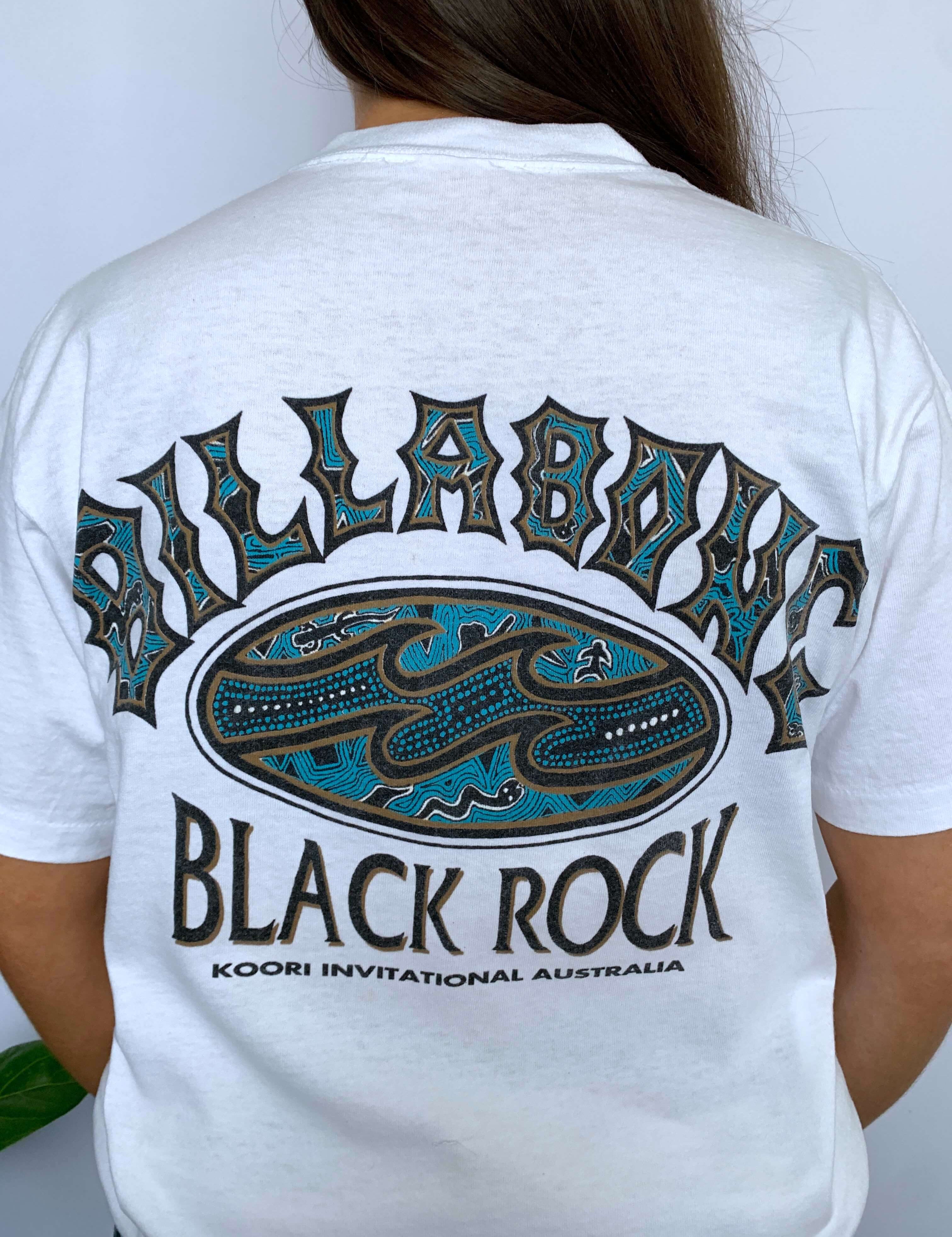 VINTAGE BILLABONG BLACK ROCK TEE - S/8/10