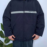 VINTAGE REEBOK EMBROIDERED TWO-TONE JACKET - L/XL