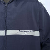 VINTAGE REEBOK EMBROIDERED TWO-TONE JACKET - L/XL