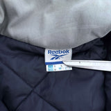 VINTAGE REEBOK EMBROIDERED TWO-TONE JACKET - L/XL