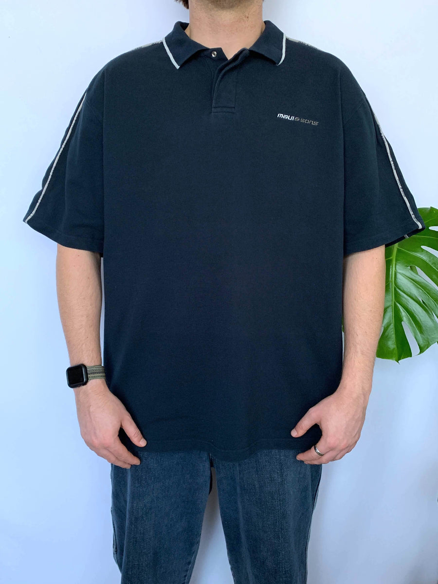 VINTAGE MAUI & SONS POLO SHIRT - XL