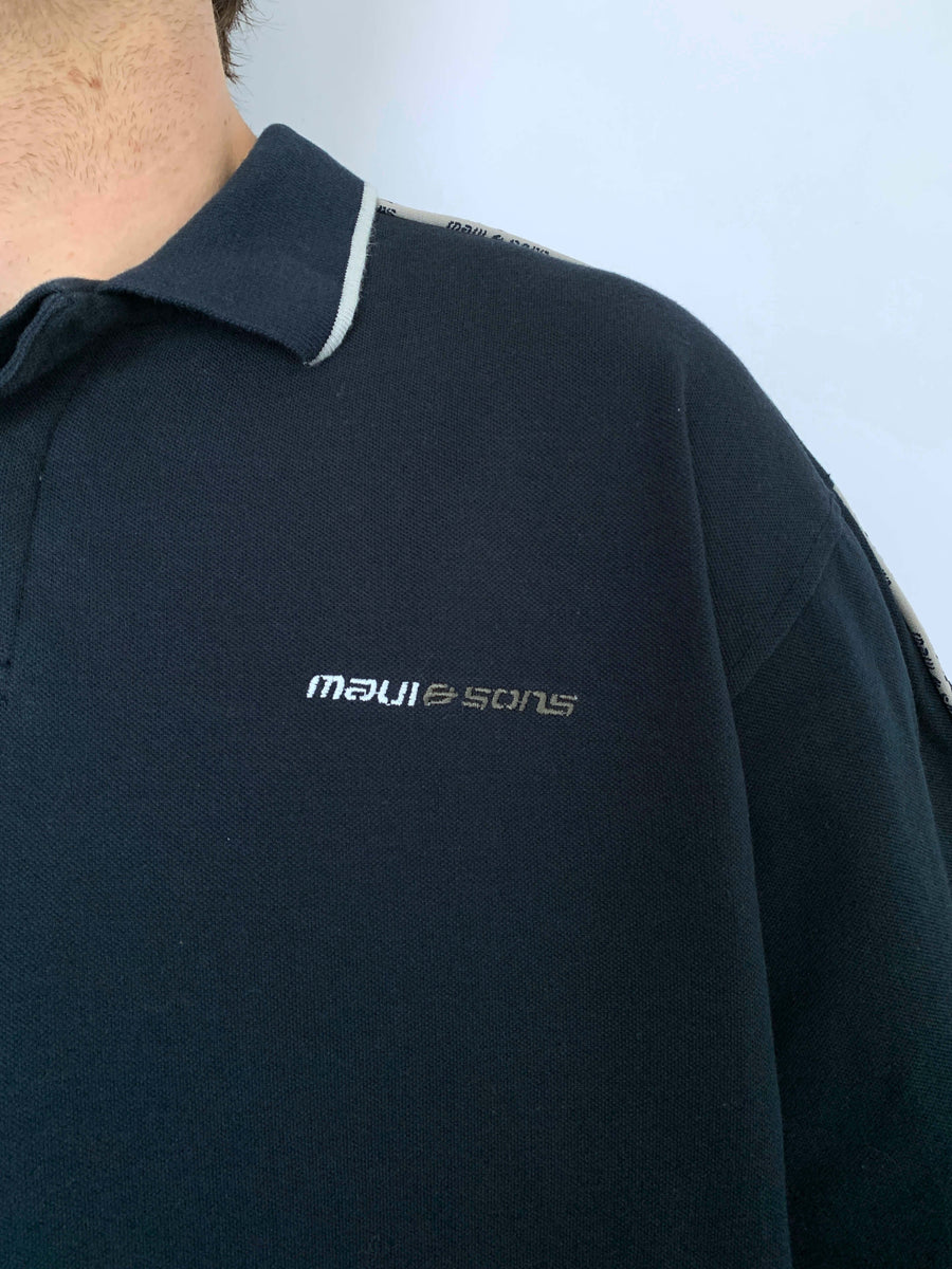 VINTAGE MAUI & SONS POLO SHIRT - XL