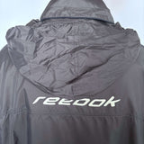 VINTAGE REEBOK SPELLOUT SPRAY JACKET - XL