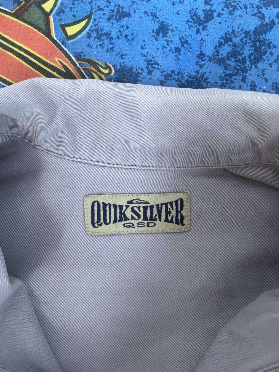 90S QUIKSILVER QSD BUTTON UP - M/L