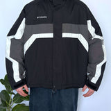 VINTAGE COLUMBIA TRI-TONE WATERPROOF JACKET - XL