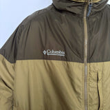 VINTAGE COLUMBIA TWO-TONE PACKABLE SHOWER PROOF JACKET - XL