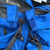 COLUMBIA TWO-TONE TITANIUM WEATHERPROOF PROOF LIGHTWEIGHT JACKET - L