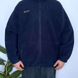 VINTAGE COLUMBIA FLEECE ZIP UP - XL