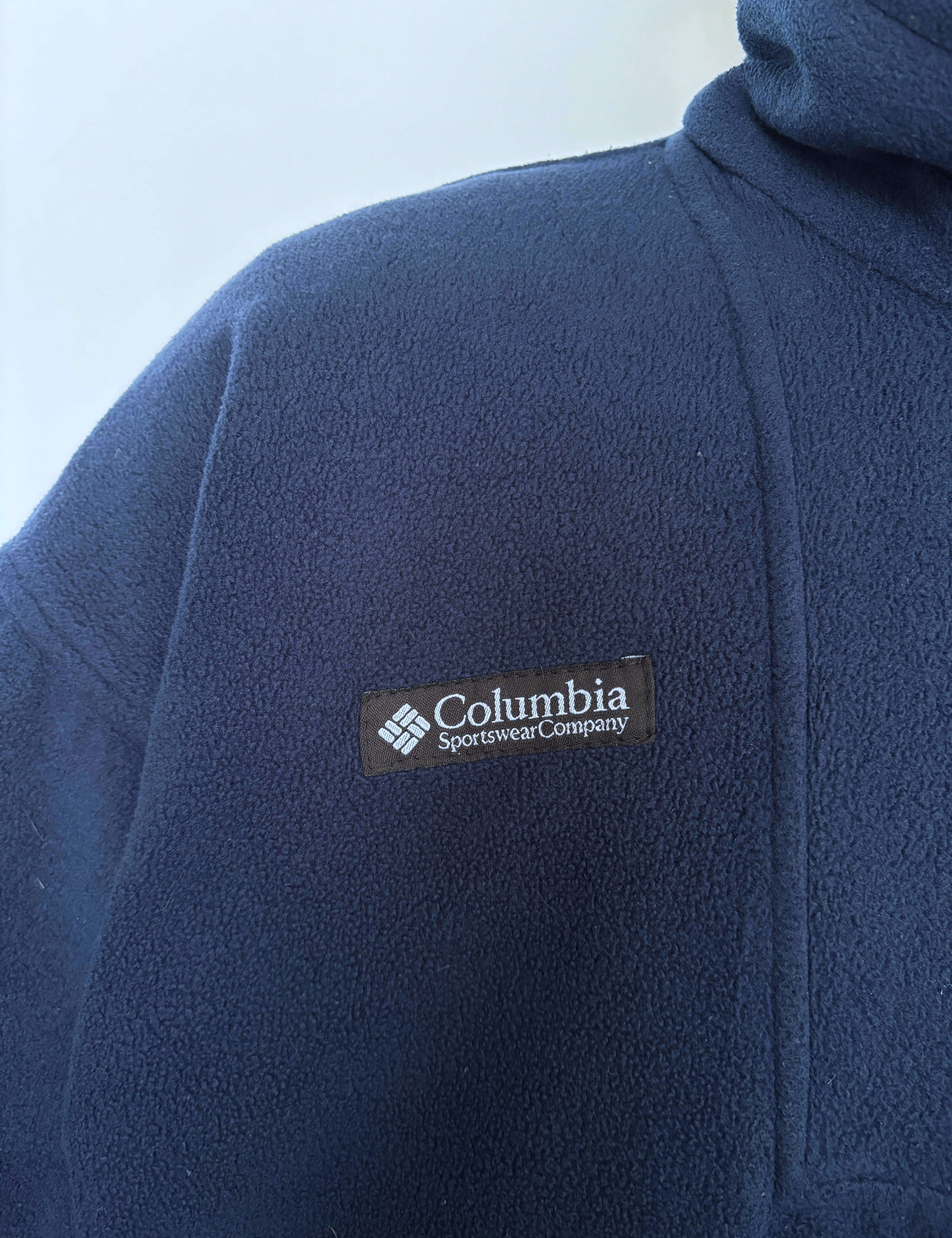 VINTAGE COLUMBIA FLEECE ZIP UP - XL