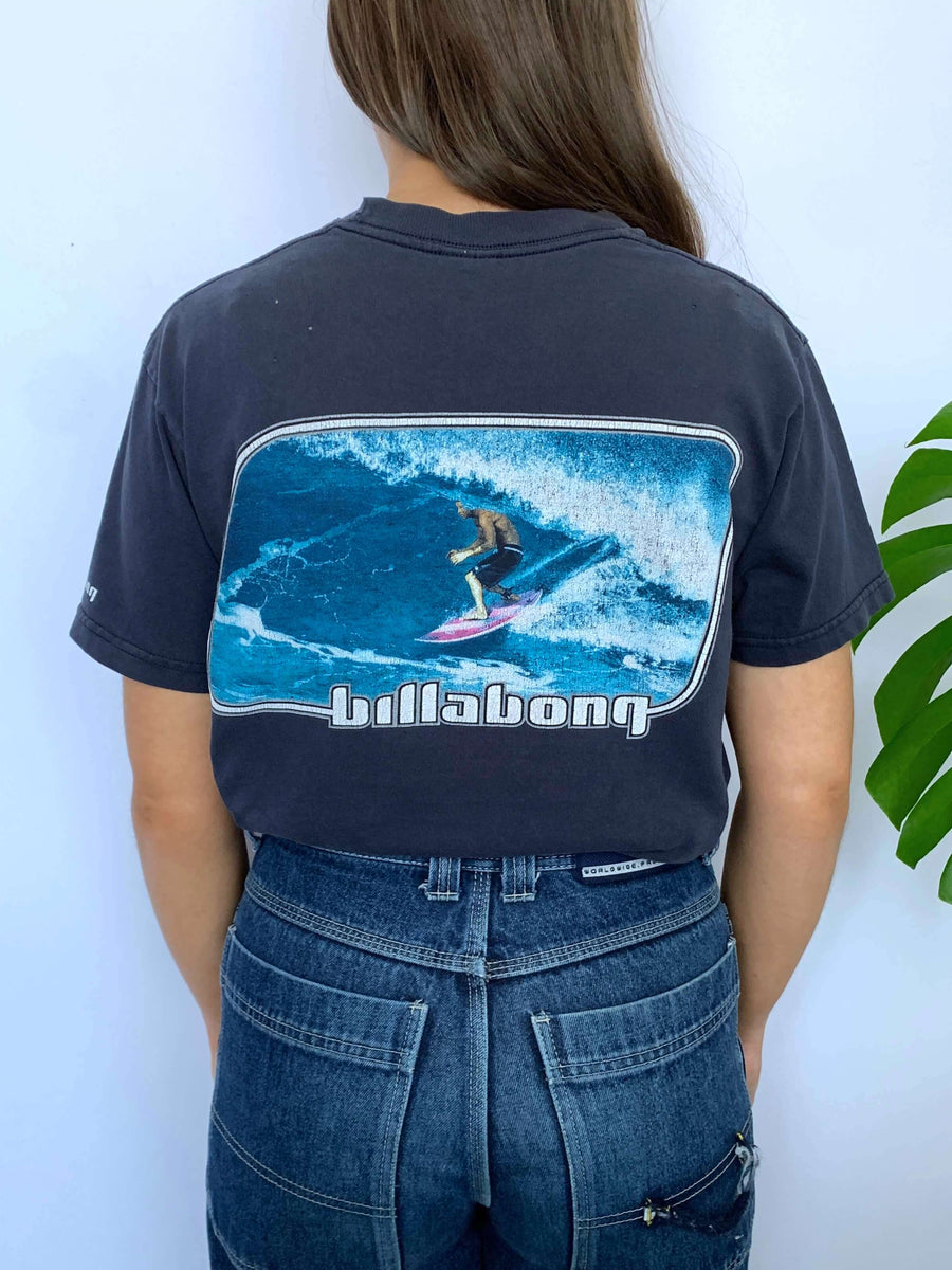 FADED 90S BILLABONG SURFER TEE - XS/8/10