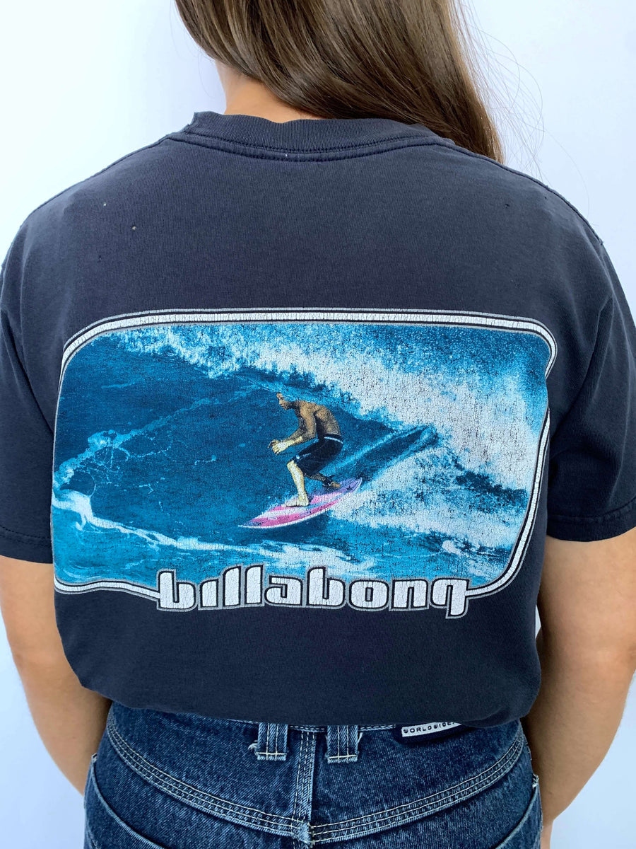 FADED 90S BILLABONG SURFER TEE - XS/8/10