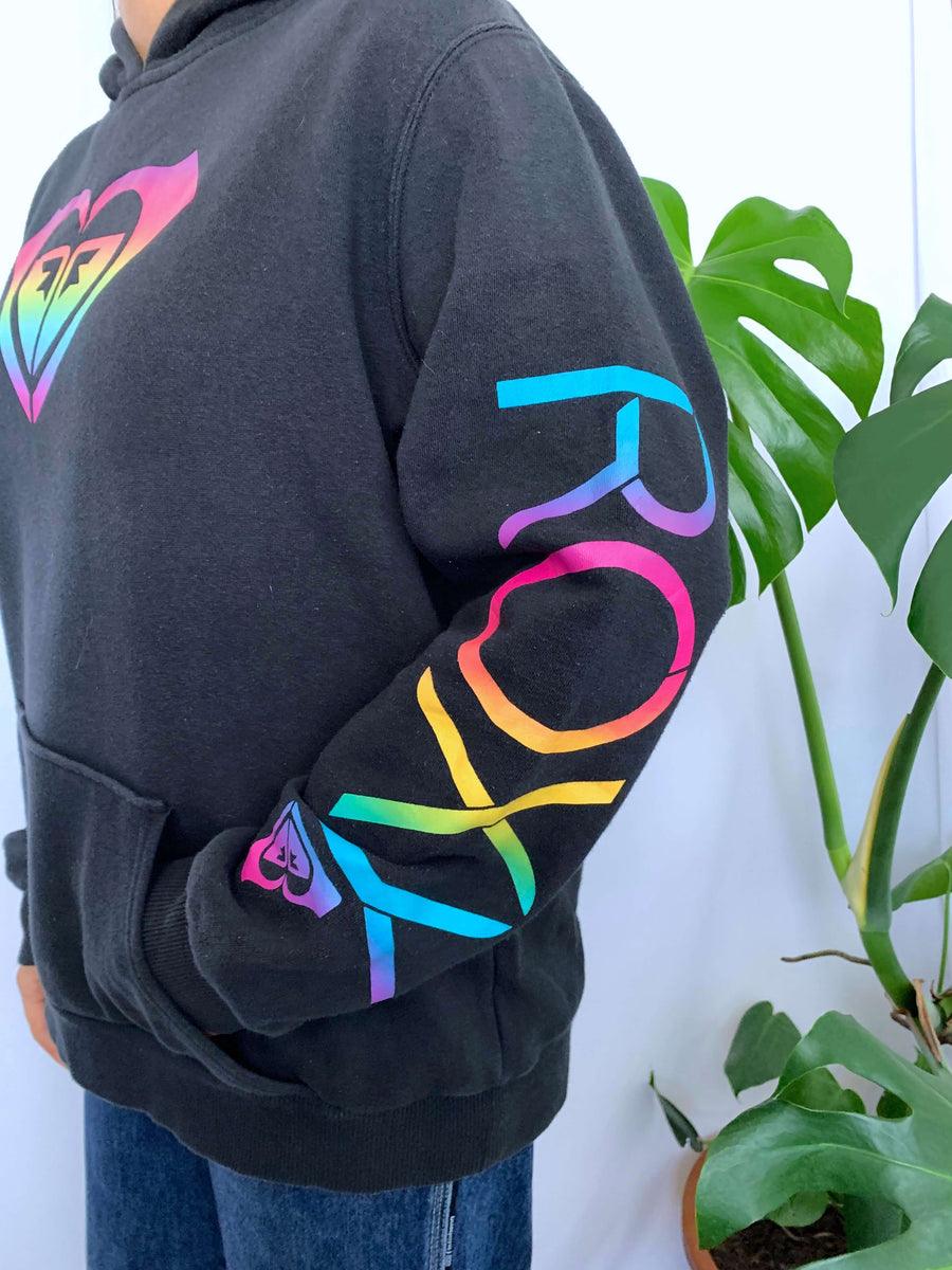 OLD SCHOOL ROXY BIG LOGO HOODIE - 10/12