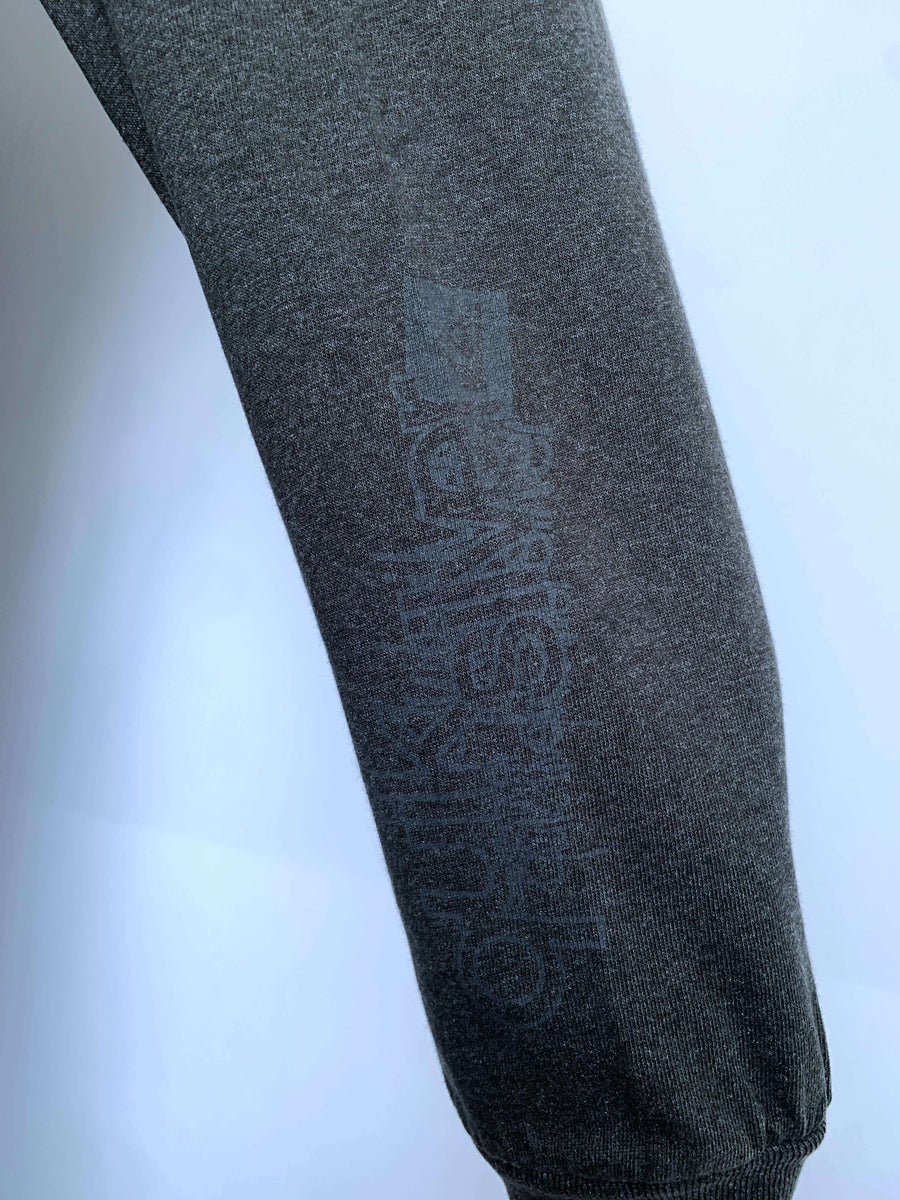 VINTAGE QUIKSILVER SPELLOUT LONG SLEEVE TEE - L