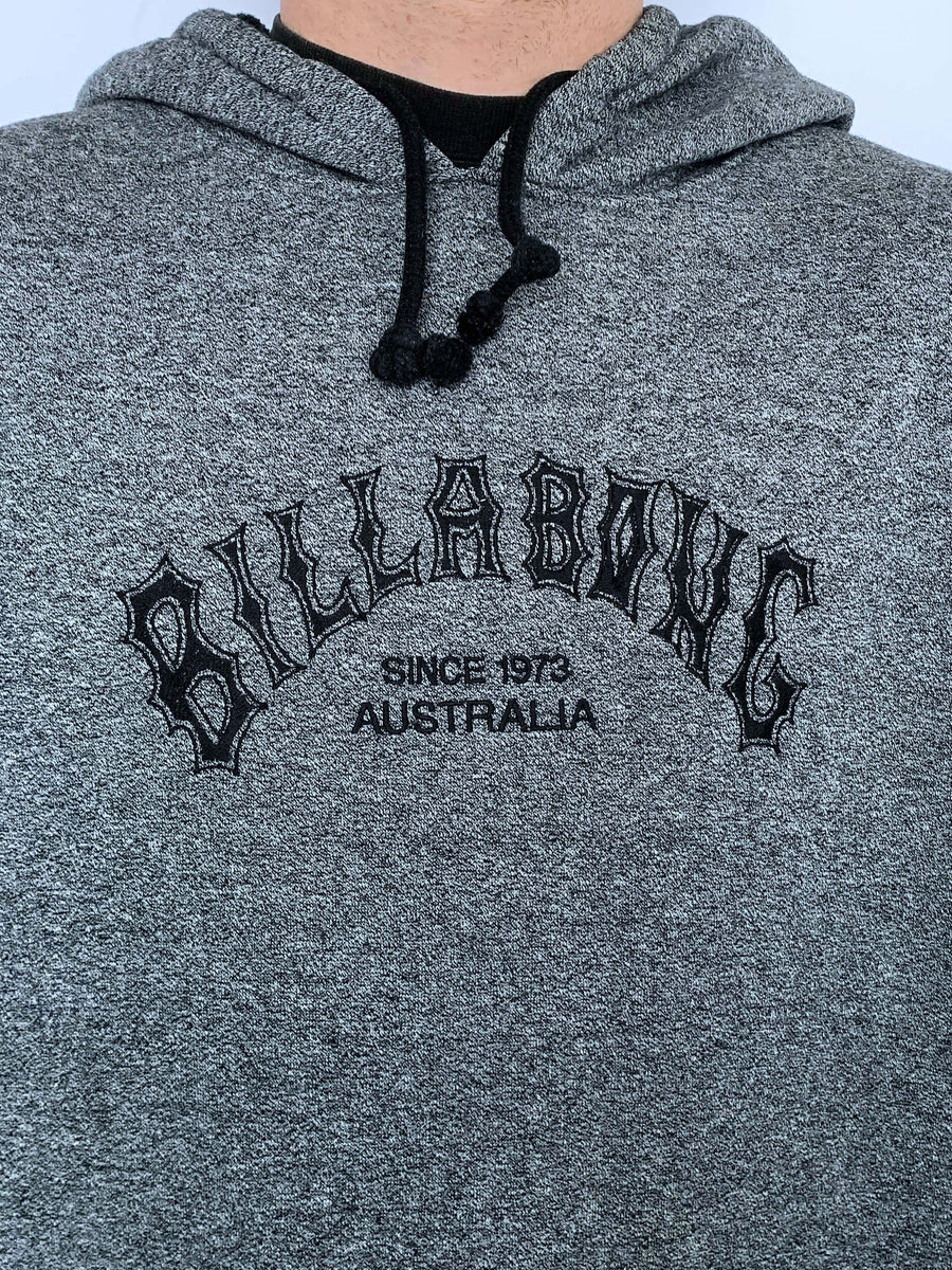 RARE 90S BILLABONG BIG SPELLOUT HOODIE - L