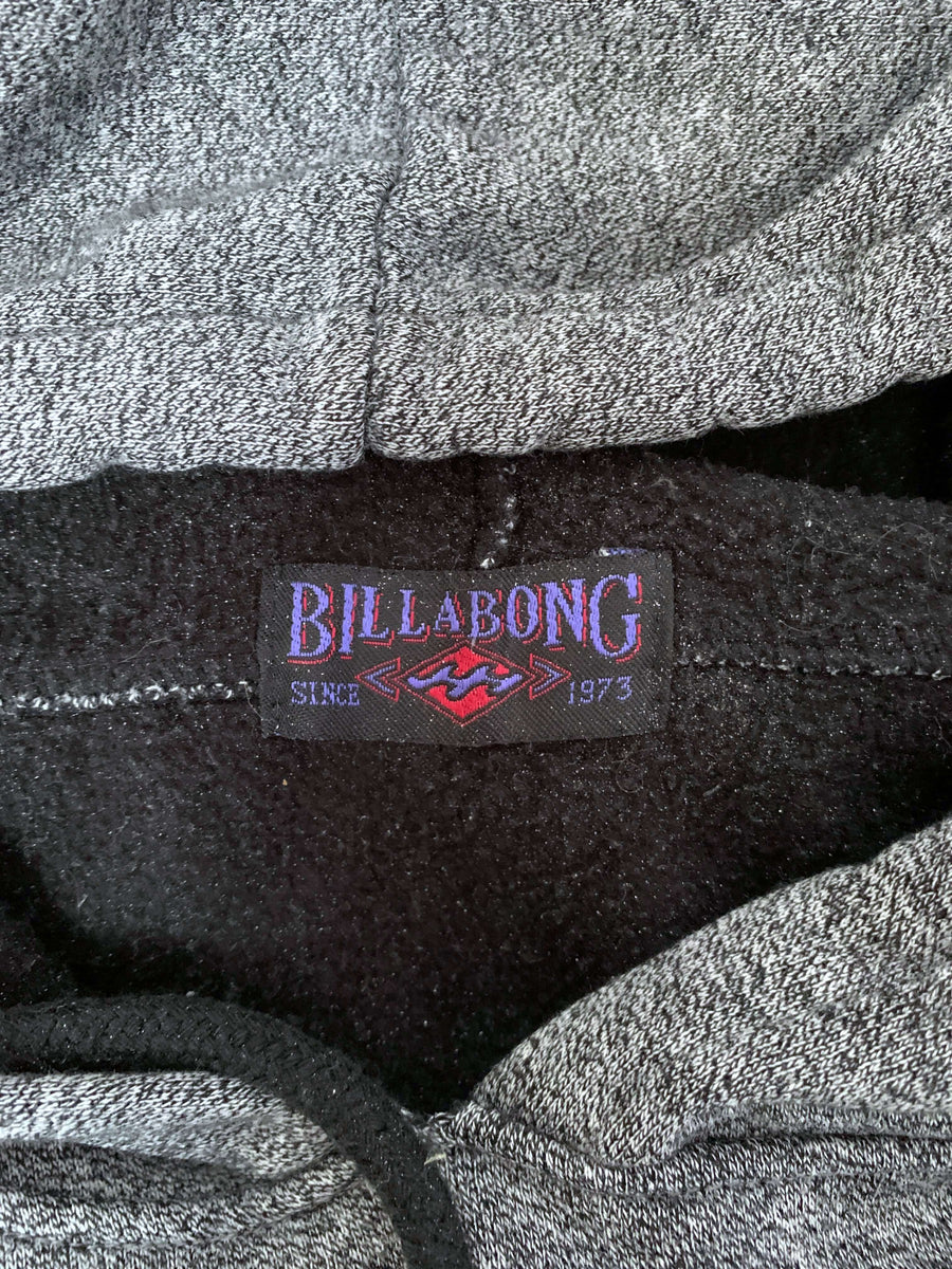 RARE 90S BILLABONG BIG SPELLOUT HOODIE - L