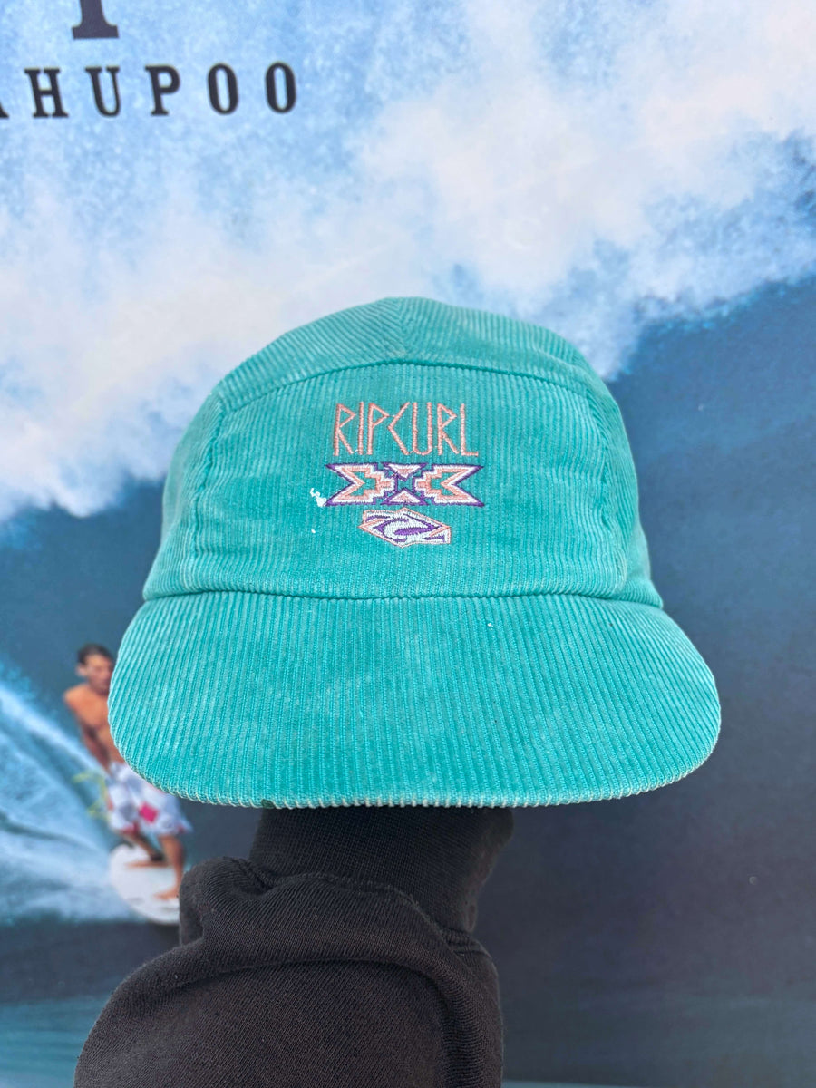 RARE 90S RIP CURL CORDUROY 5 PANEL HAT