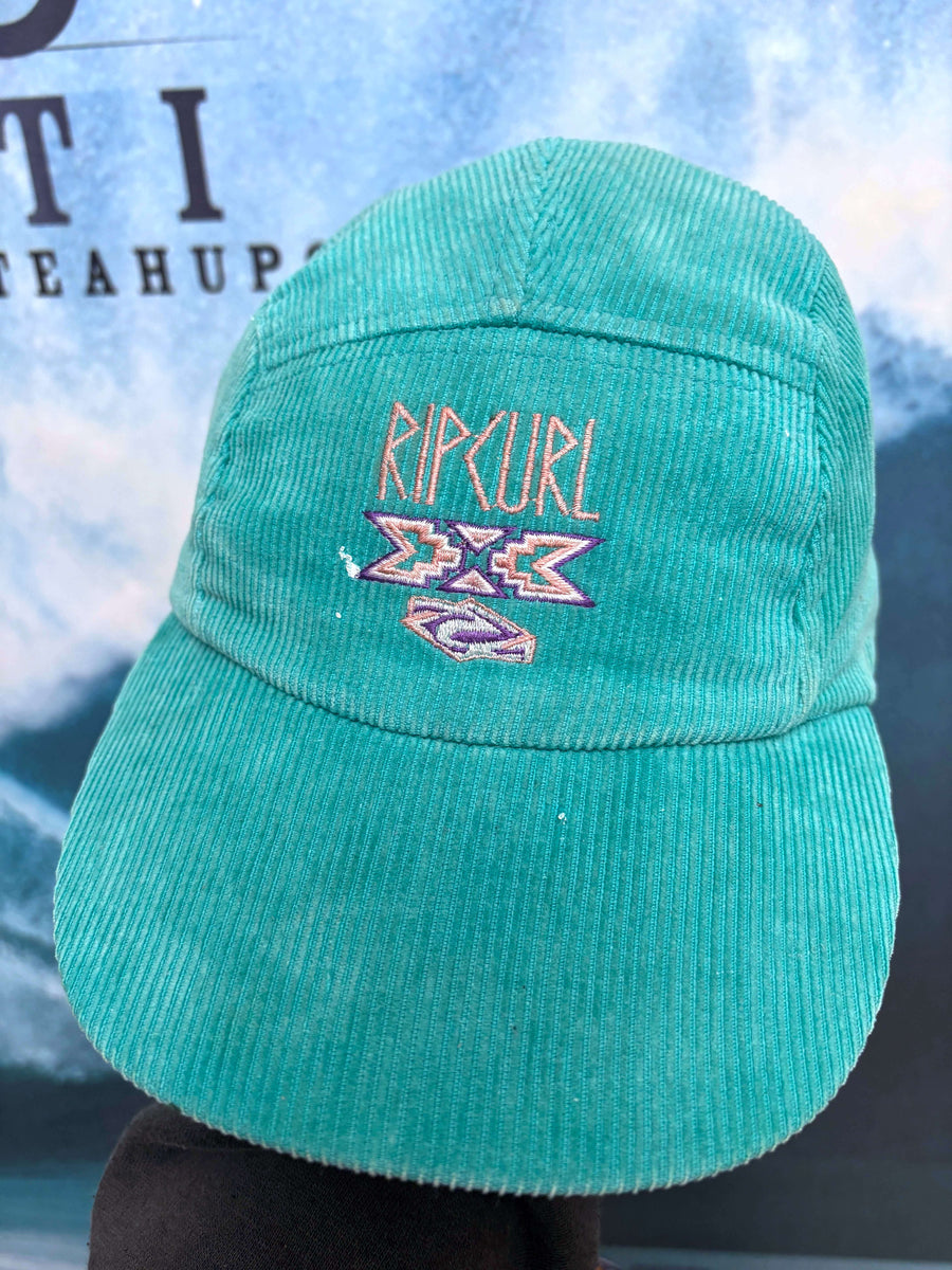 RARE 90S RIP CURL CORDUROY 5 PANEL HAT