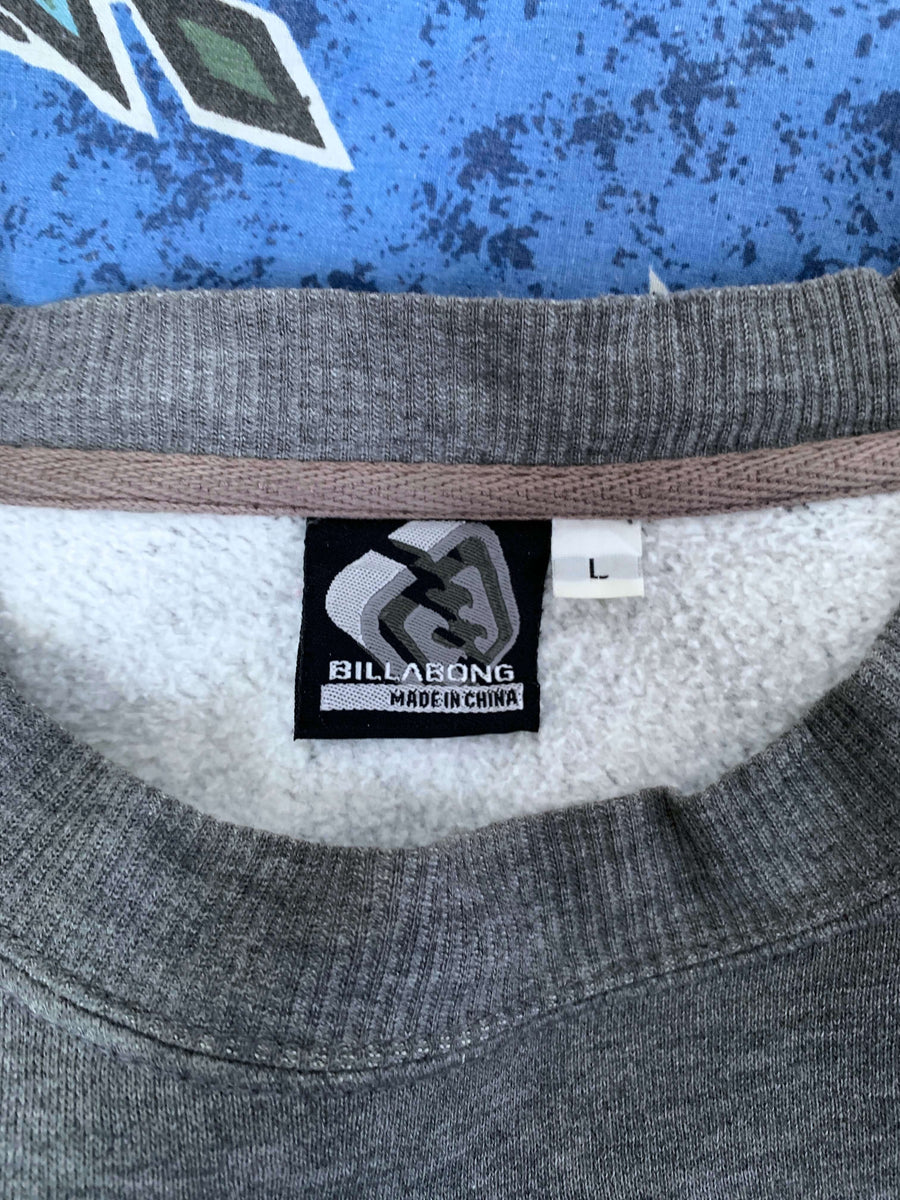 VINTAGE BILLABONG FRONT HIT CREWNECK - M