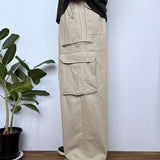 BAGGY VINTAGE FADED GLORY CARGO PANTS - W33/34