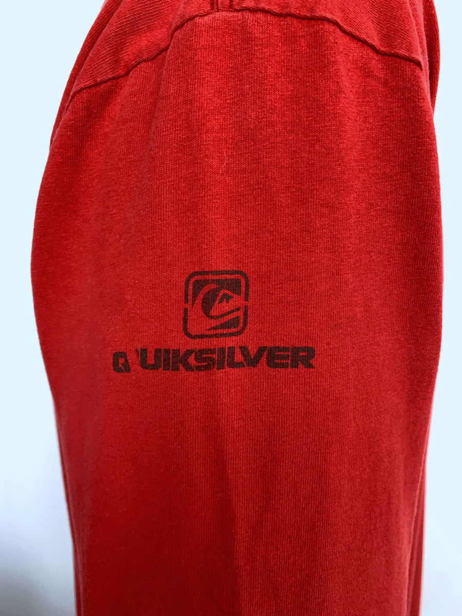 VINTAGE QUIKSILVER GRAPHIC LONG SLEEVE TEE - XL