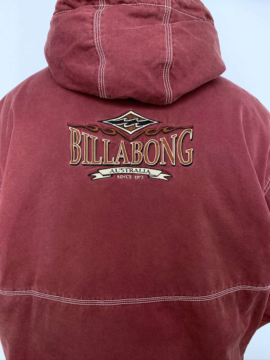 RARE 90S BILLABONG EMBROIDERED REVERSIBLE JACKET - XL/XXL