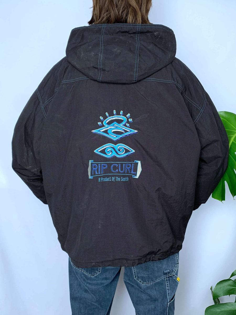 RARE 90S RIP CURL EMBROIDERED SPRAY JACKET - XL