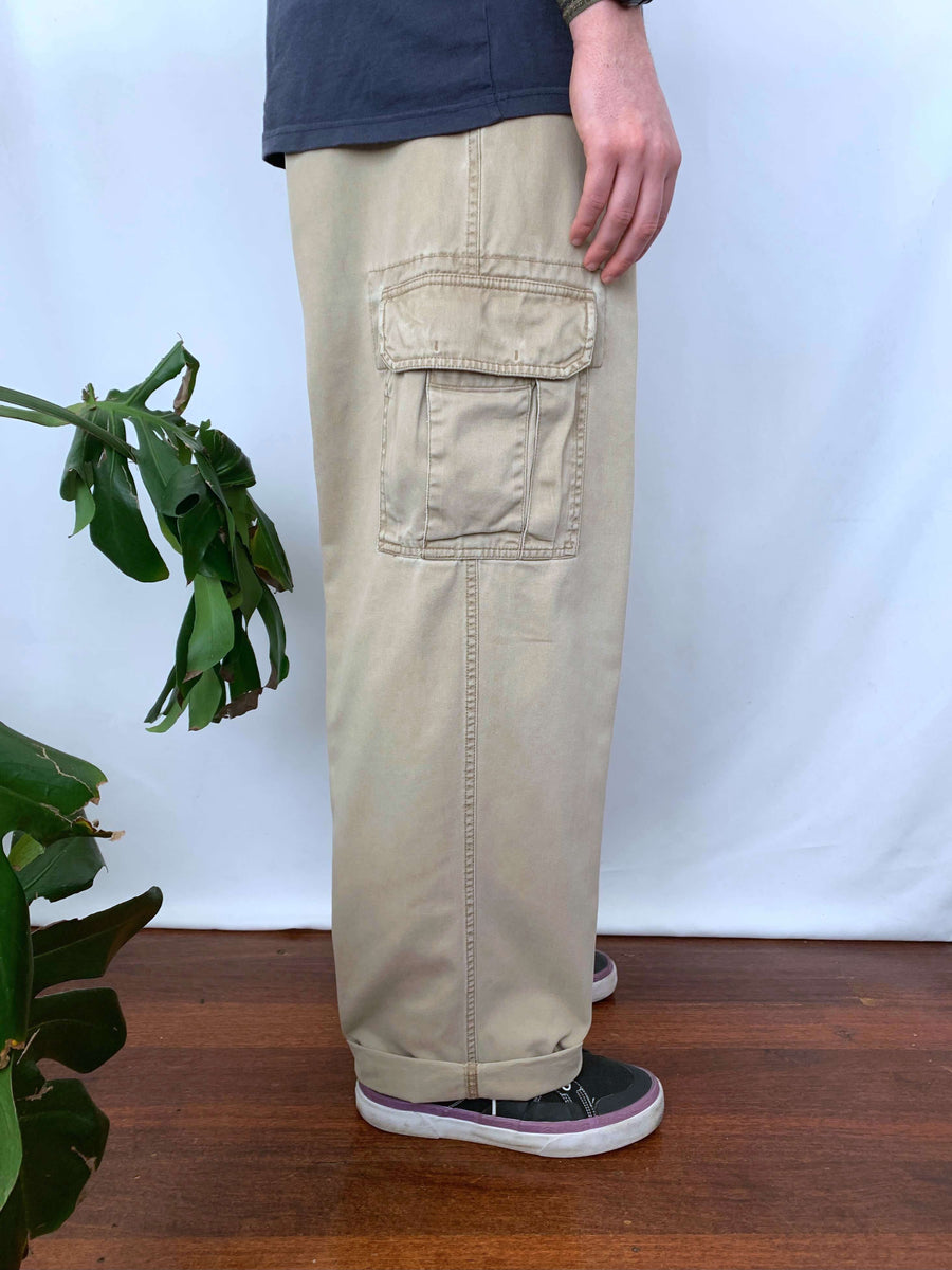 BAGGY VINTAGE OLD NAVY CARGO PANTS - W36