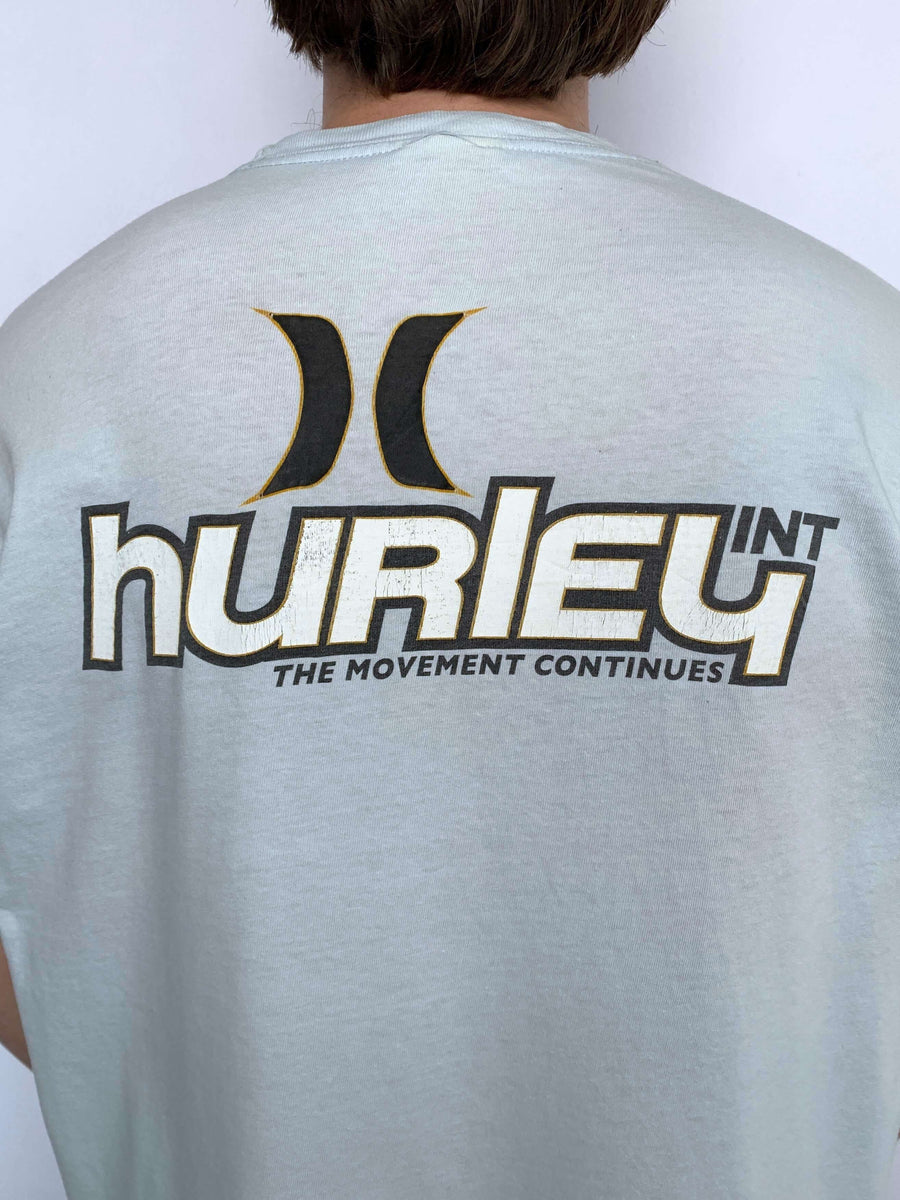 VINTAGE HURLEY BIG SPELLOUT TEE - XL